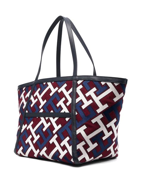 tommy hilfiger monogram tote bag.